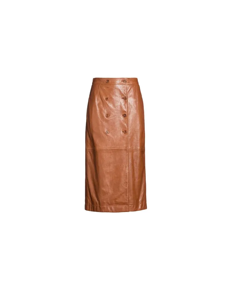 Alberta Ferretti HOSEN & RÖCKE - Midi-Röckeauf YOOX.COM Braun