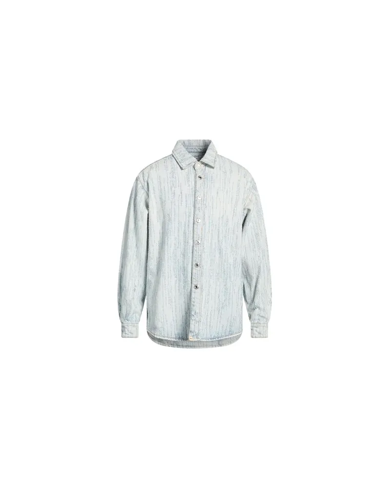 MSGM TOPS - Jeanshemdenauf YOOX.COM Blau