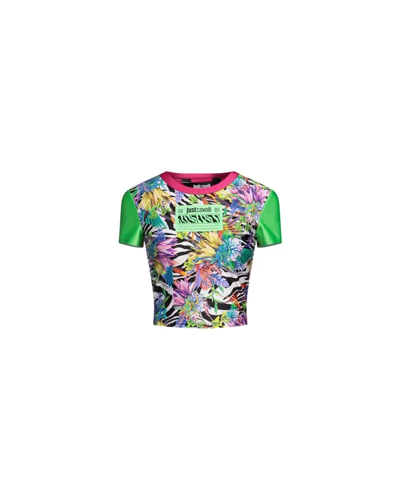 Just Cavalli TOPS - T-shirtsauf YOOX.COM Limettengrün