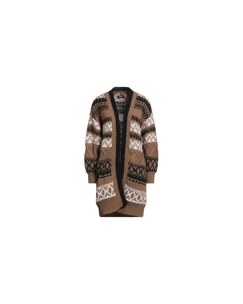 only STRICKWAREN - Strickjackenauf YOOX.COM Khaki