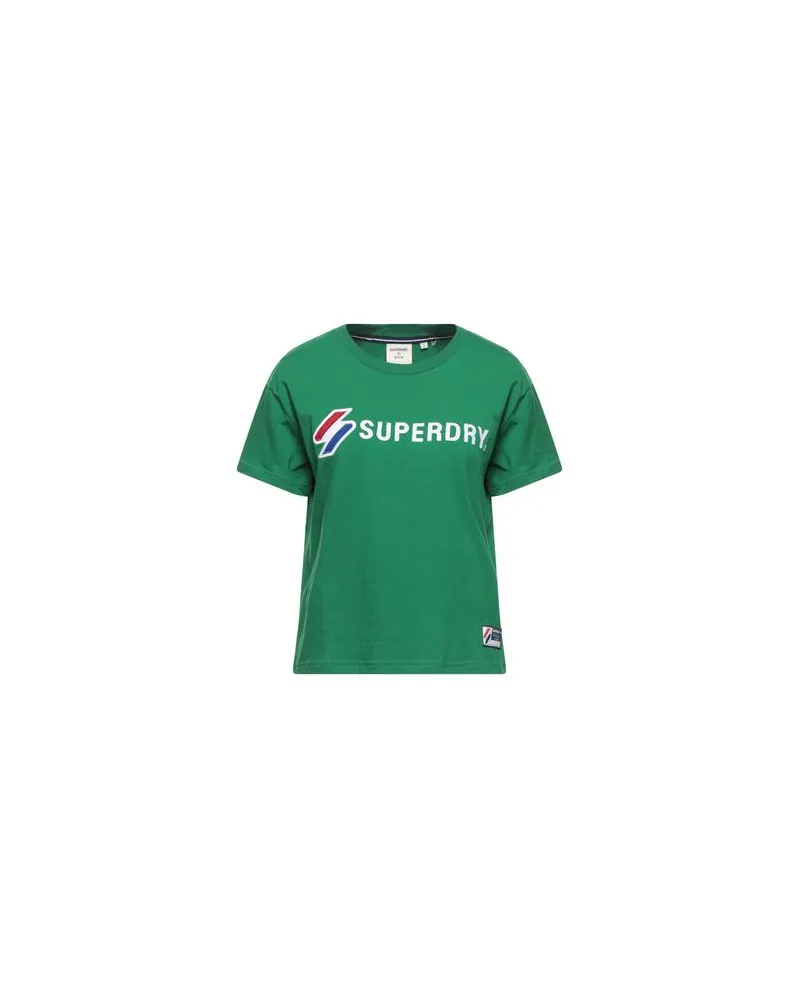 Superdry. TOPS - T-shirtsauf YOOX.COM Grün