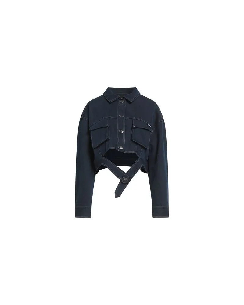 ROTATE Birger Christensen JACKEN & MÄNTEL - Jeansjacken/Mäntelauf YOOX.COM Blau