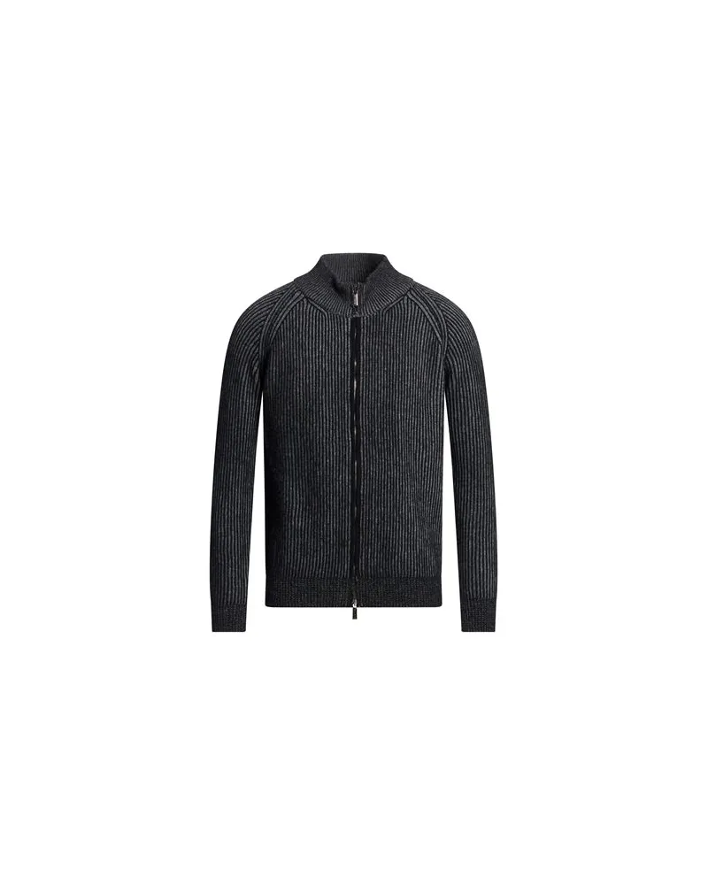 MOORER STRICKWAREN - Strickjackenauf YOOX.COM Schwarz