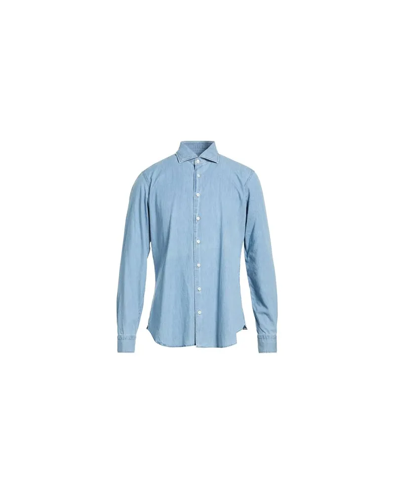 Tombolini TOPS - Jeanshemdenauf YOOX.COM Blau