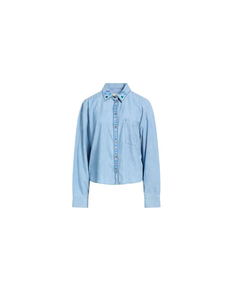 Max Mara TOPS - Hemdenauf YOOX.COM Hellblau