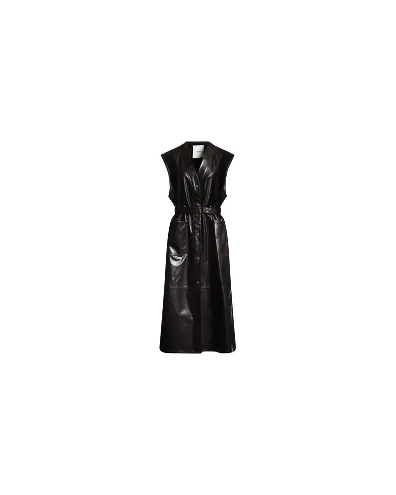 Nanushka KLEIDER - Maxi-Kleiderauf YOOX.COM Dunkelbraun