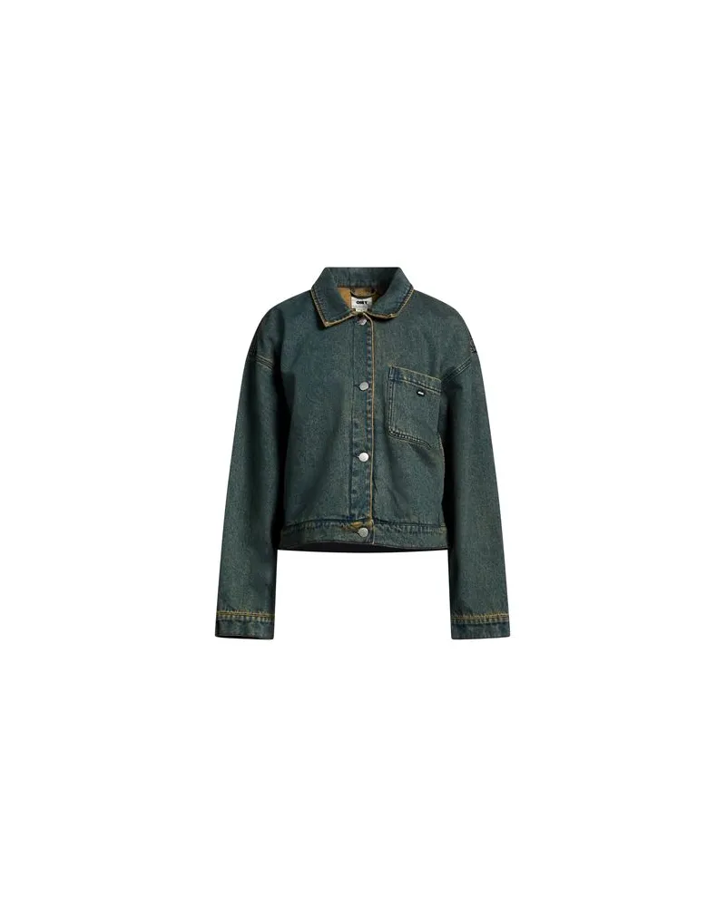 Obey JACKEN & MÄNTEL - Jeansjacken/Mäntelauf YOOX.COM Blau