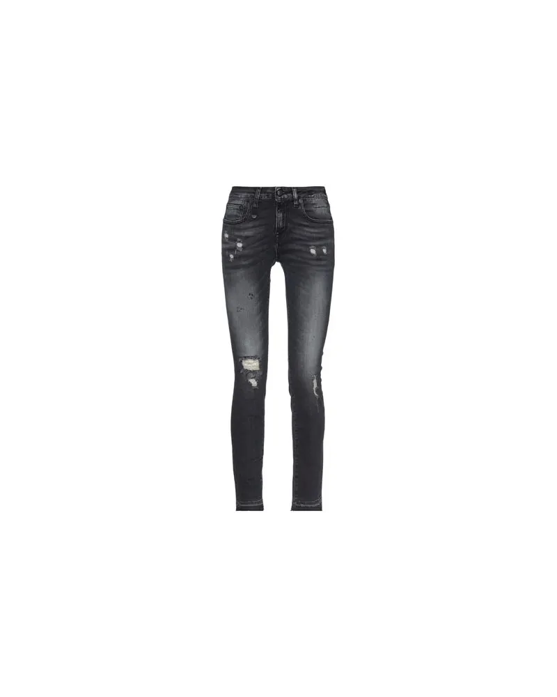 R13 HOSEN & RÖCKE - Jeanshosenauf YOOX.COM Braungrau