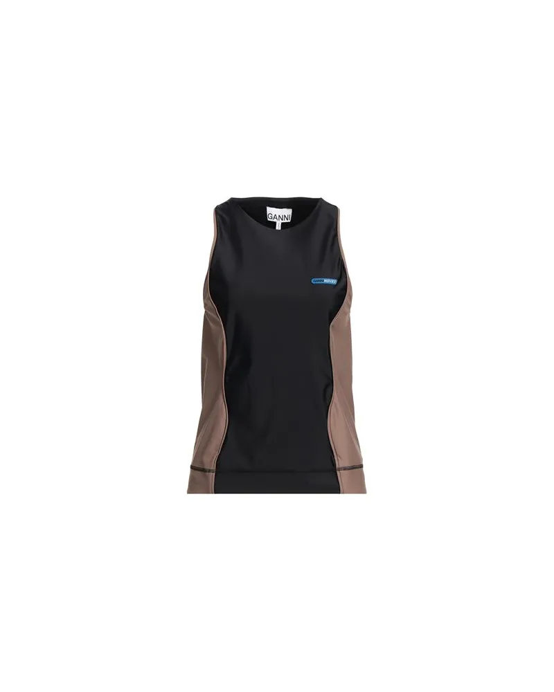 Ganni TOPS - Tank Topsauf YOOX.COM Schwarz