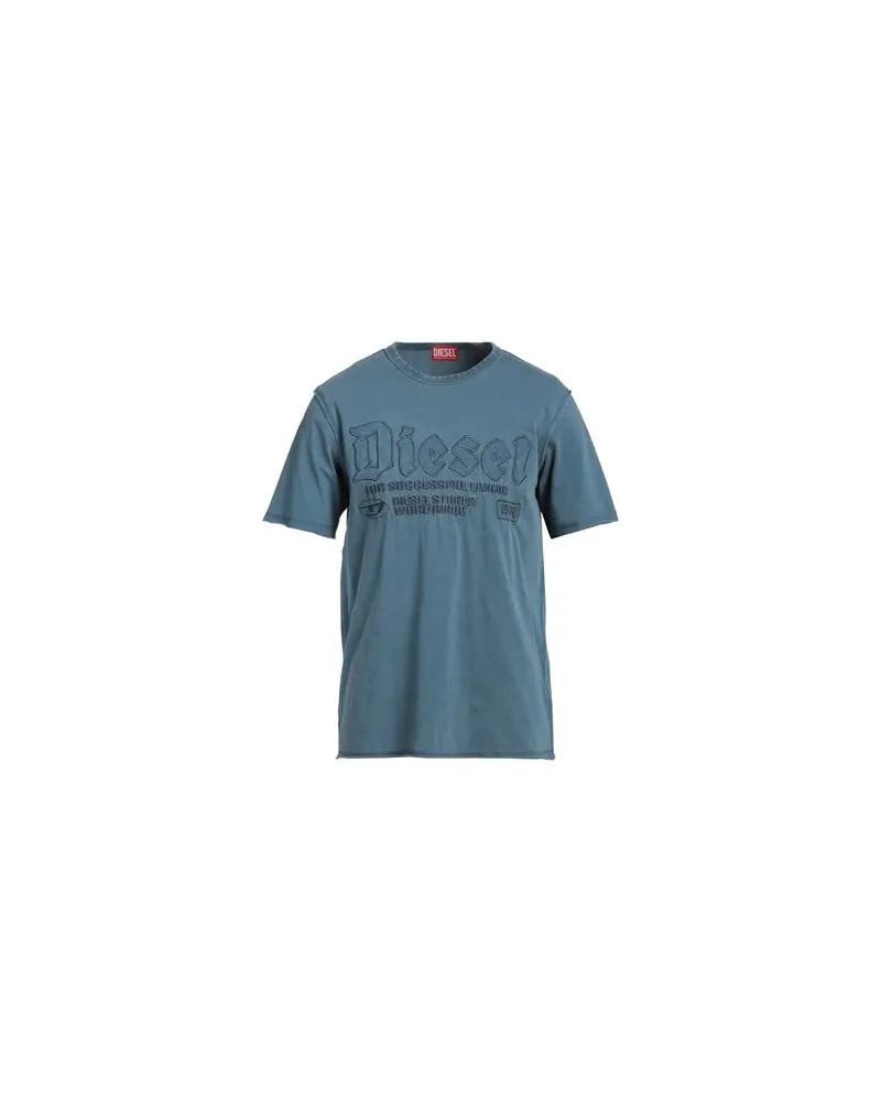 Diesel TOPS - T-shirtsauf YOOX.COM Taubenblau