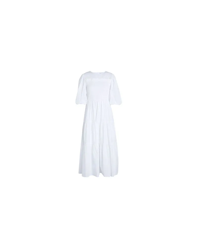 Topshop KLEIDER - Midi-Kleiderauf YOOX.COM Weiß
