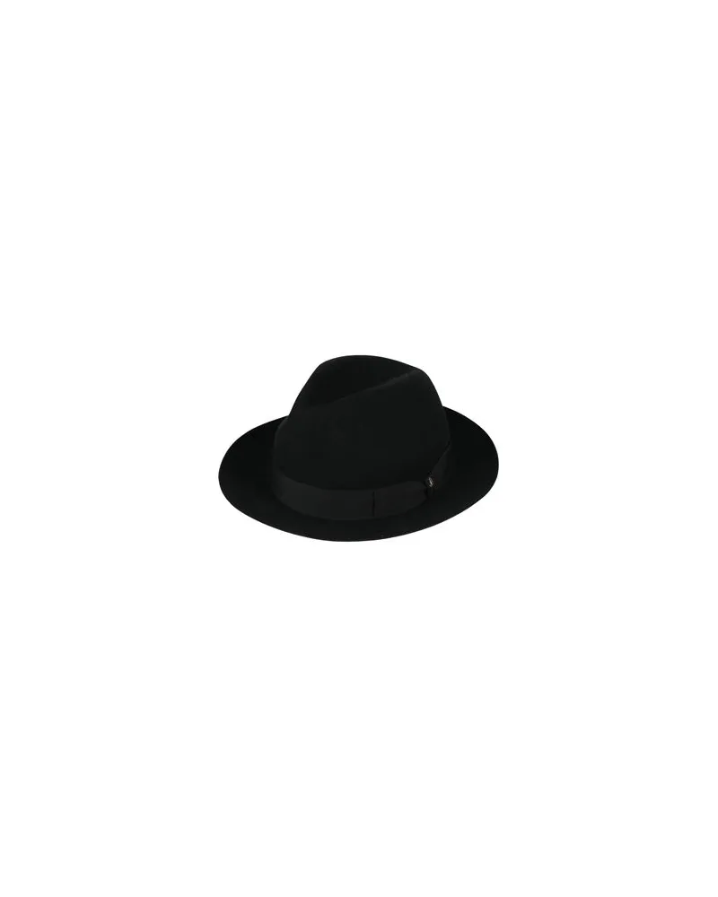 Borsalino ACCESSOIRES - Mützen & Hüteauf YOOX.COM Schwarz