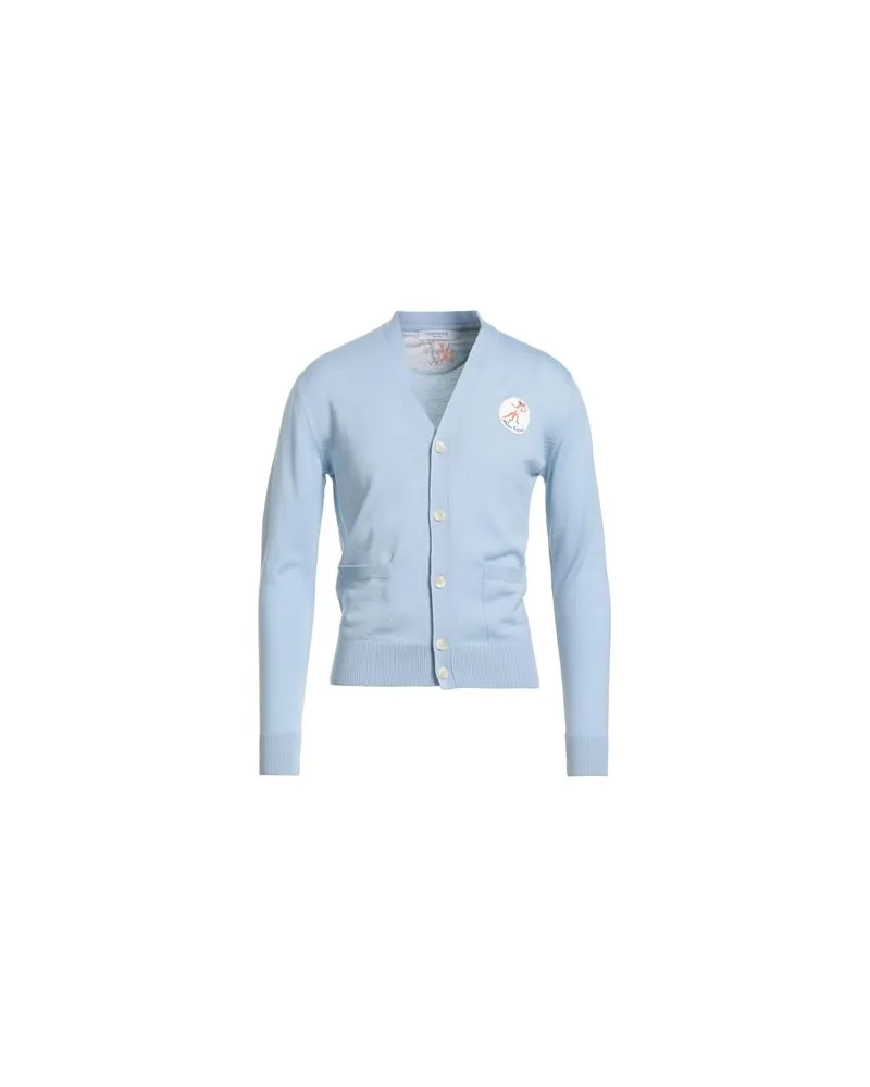 Kitsuné STRICKWAREN - Strickjackenauf YOOX.COM Hellblau