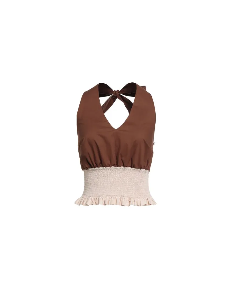 Manila Grace TOPS - Topsauf YOOX.COM Braun