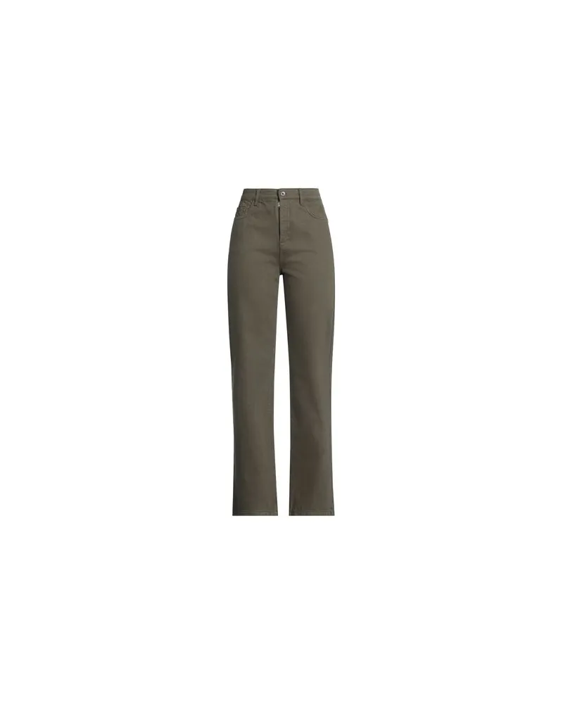 Patrizia Pepe HOSEN & RÖCKE - Jeanshosenauf YOOX.COM Militärgrün