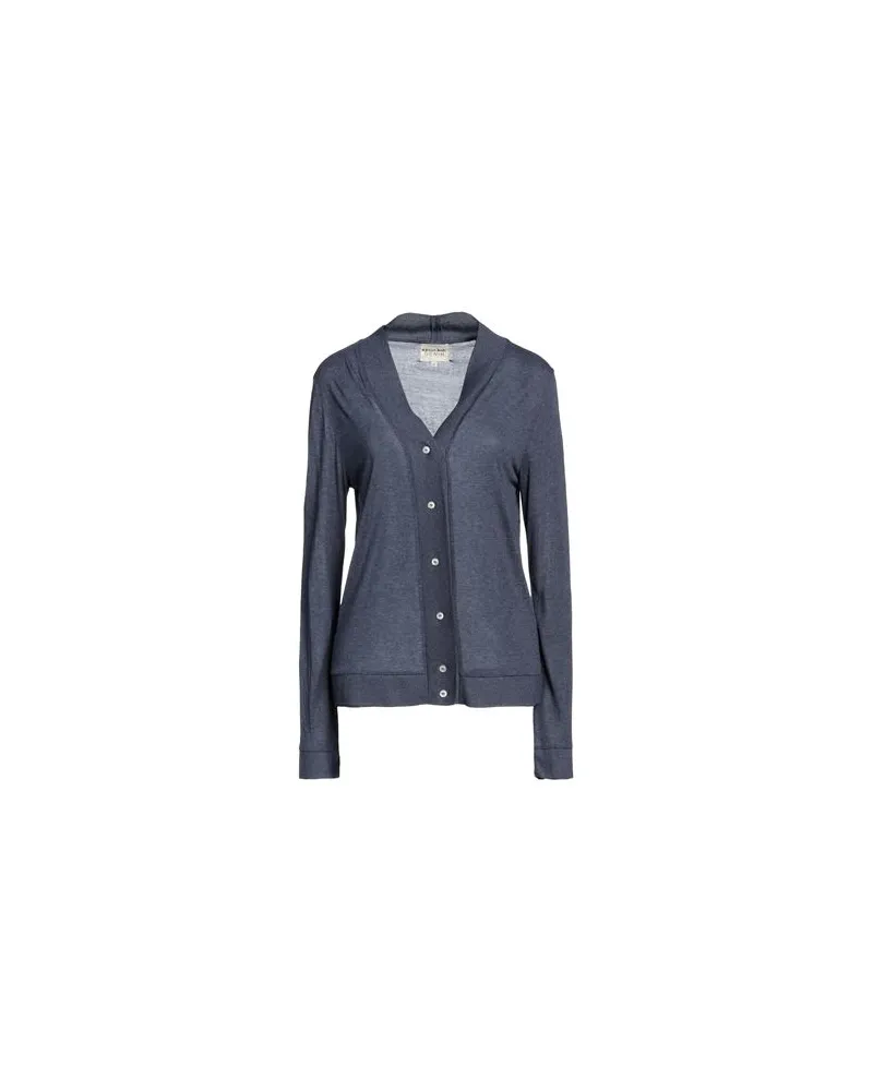 Alessia Santi STRICKWAREN - Strickjackenauf YOOX.COM Marineblau