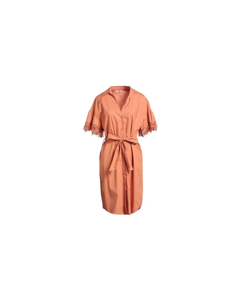 VICOLO KLEIDER - Midi-Kleiderauf YOOX.COM Lachs