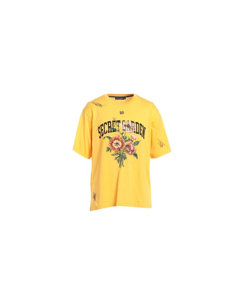Dolce & Gabbana TOPS - T-shirtsauf YOOX.COM Gelb