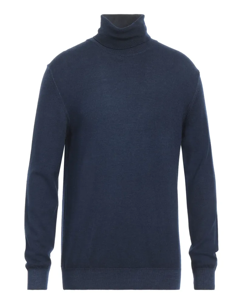 OFFICINA 36 Rollkragenpullover Marineblau