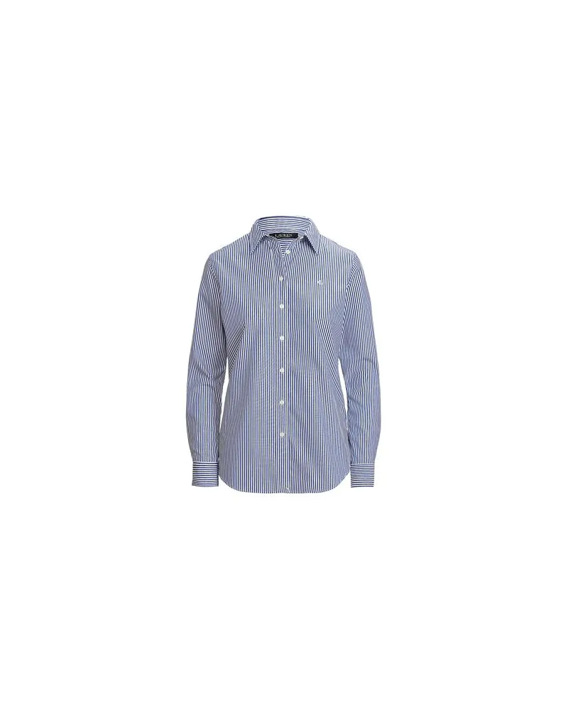 Ralph Lauren Striped Easy Care Cotton Shirt  - TOPS - Hemdenauf YOOX.COM Marineblau