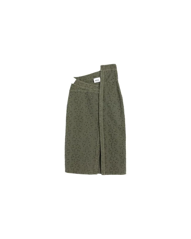 Erika Cavallini HOSEN & RÖCKE - Midi-Röckeauf YOOX.COM Militärgrün