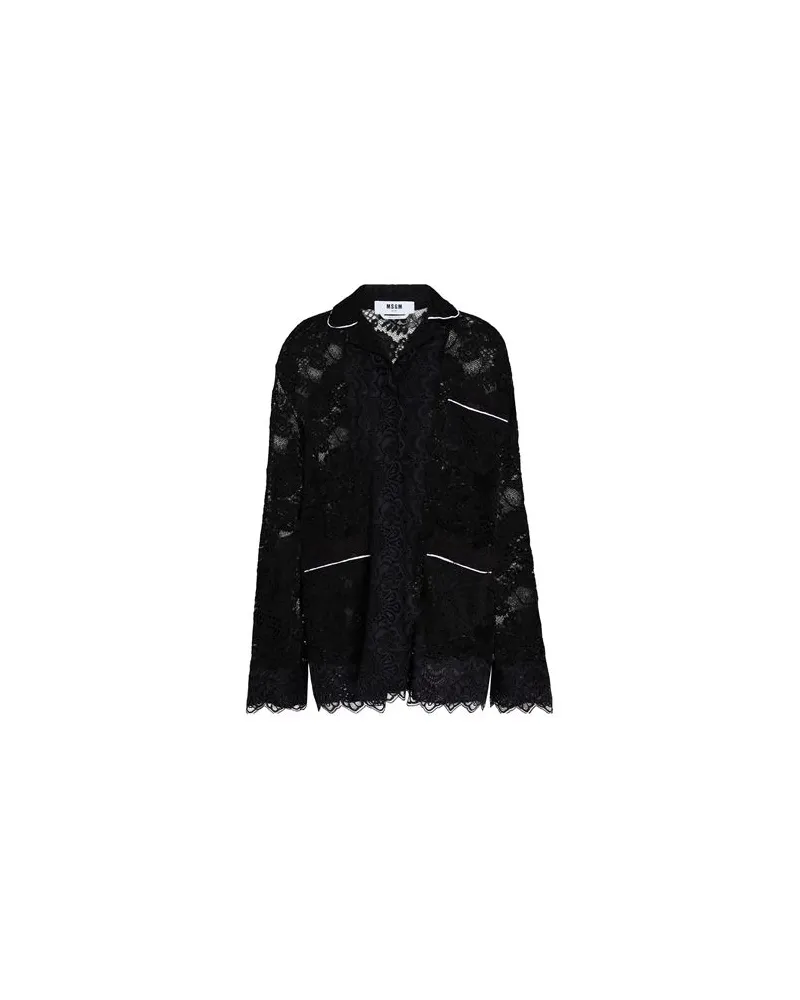 MSGM TOPS - Hemdenauf YOOX.COM Schwarz