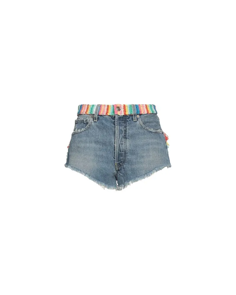Alanui HOSEN & RÖCKE - Jeansshortsauf YOOX.COM Blau