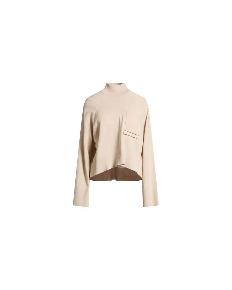 Brunello Cucinelli STRICKWAREN - Rollkragenpulloverauf YOOX.COM Beige