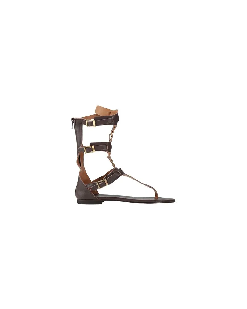 Divine Follie SCHUHE - Zehentrennerauf YOOX.COM Schokobraun