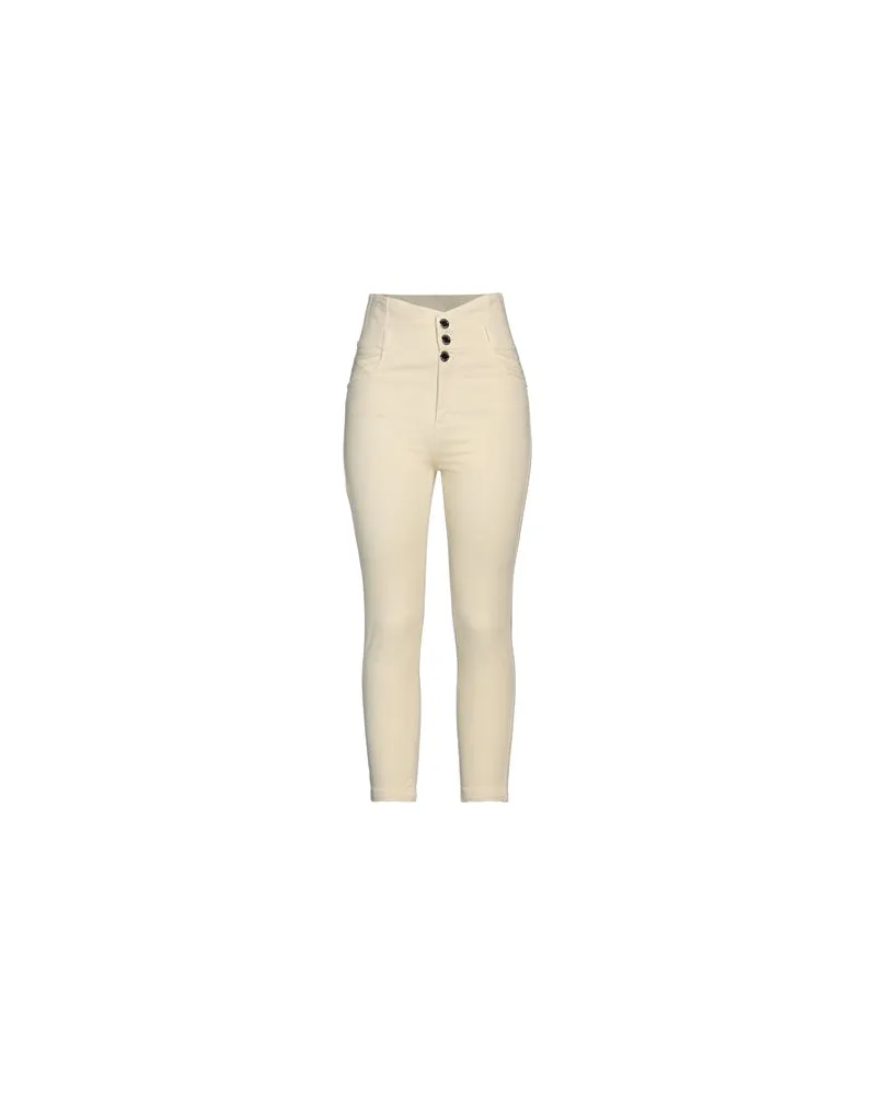 Pinko HOSEN & RÖCKE - Jeanshosenauf YOOX.COM Pastellgelb