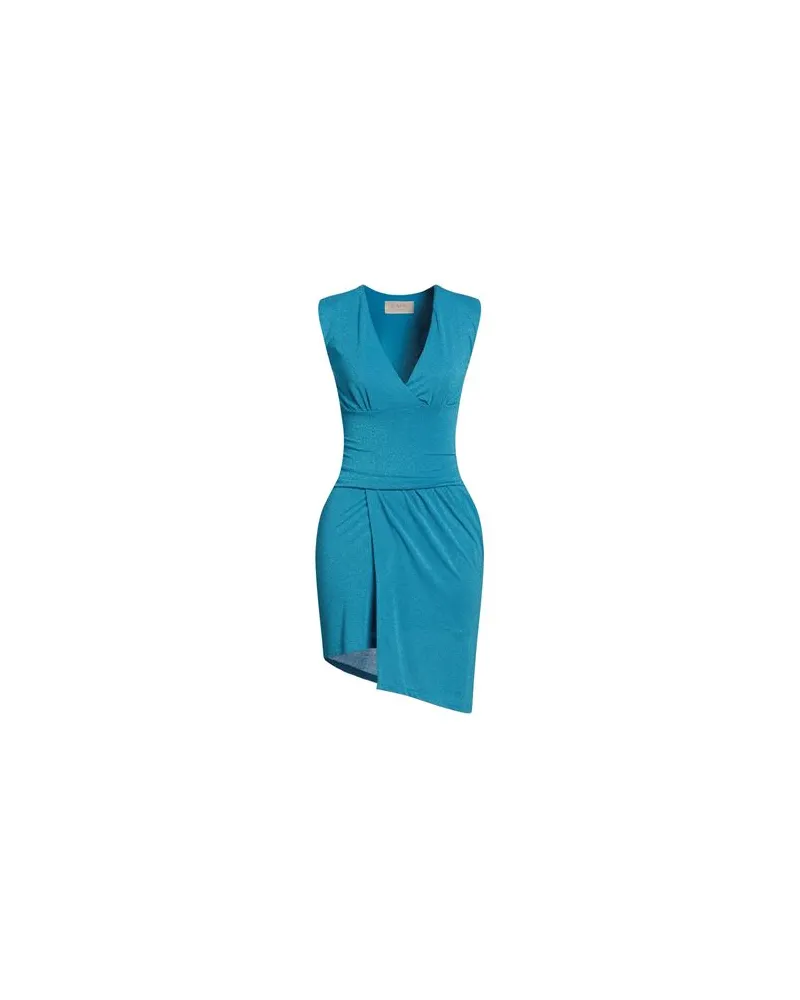 Kaos KLEIDER - Mini-Kleiderauf YOOX.COM Azurblau