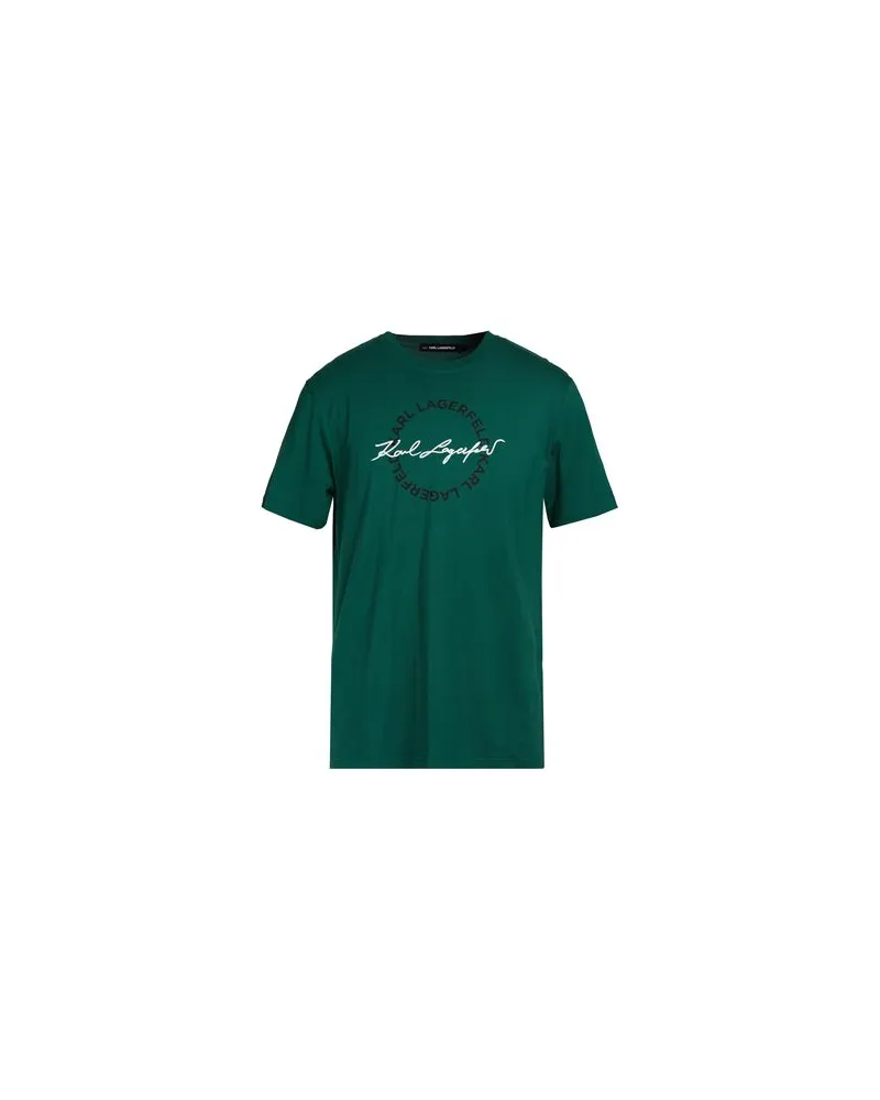 Karl Lagerfeld TOPS - T-shirtsauf YOOX.COM Smaragdgrün