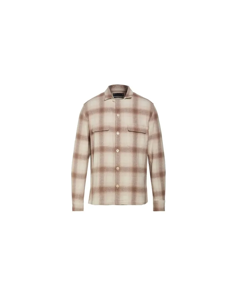 AllSaints TOPS - Hemdenauf YOOX.COM Beige