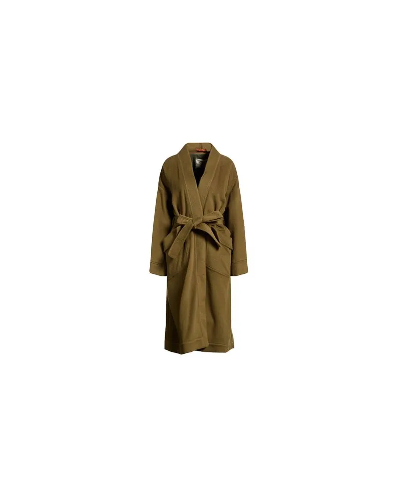 Paltò JACKEN & MÄNTEL - Mäntelauf YOOX.COM Militärgrün