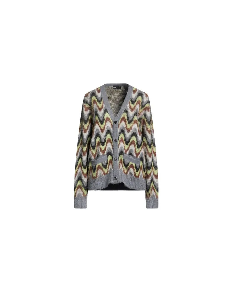 kolor STRICKWAREN - Strickjackenauf YOOX.COM Blei