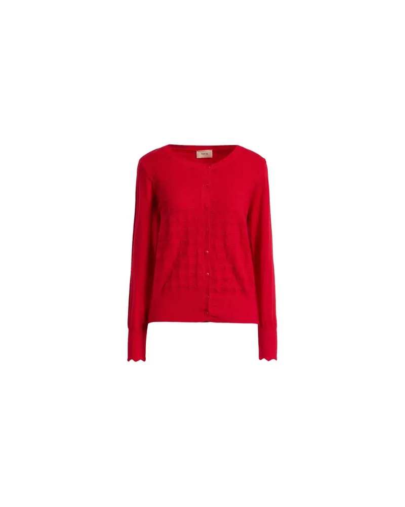 TOY G STRICKWAREN - Strickjackenauf YOOX.COM Rot