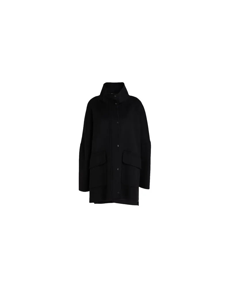 Paltò JACKEN & MÄNTEL - Mäntelauf YOOX.COM Schwarz