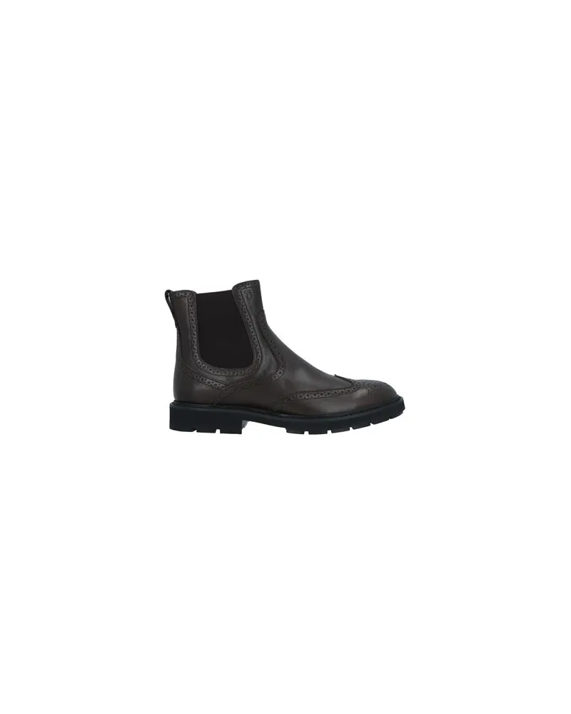 TOD'S SCHUHE - Stiefelettenauf YOOX.COM Dunkelbraun
