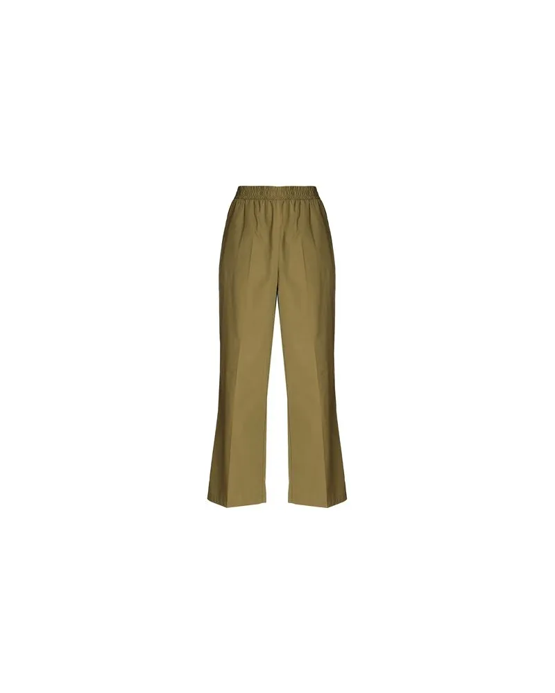 8 by Yoox COTTON STRAIGHT-LEG CHINOS     - HOSEN & RÖCKE - Hosenauf YOOX.COM Militärgrün