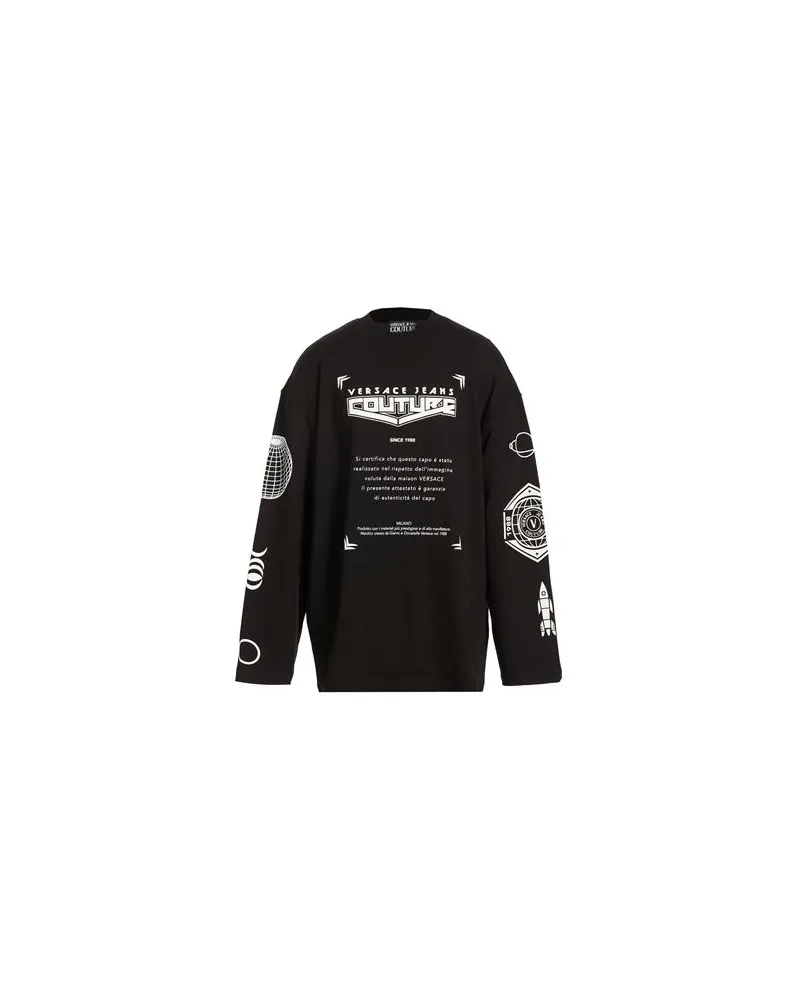 Versace Jeans TOPS - T-shirtsauf YOOX.COM Schwarz