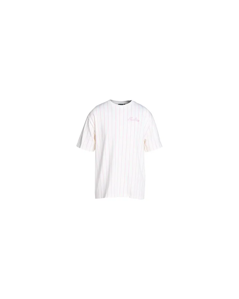 New Era PINSTRIPE OS TEE NEWERA  - TOPS - T-shirtsauf YOOX.COM Elfenbein