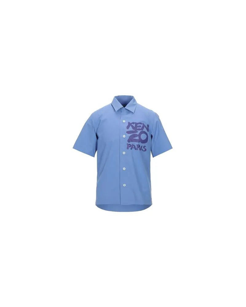 Kenzo TOPS - Hemdenauf YOOX.COM Azurblau