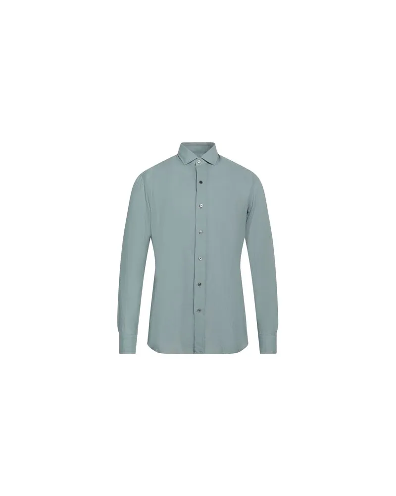 Salvatore Piccolo TOPS - Hemdenauf YOOX.COM Salbeigrün