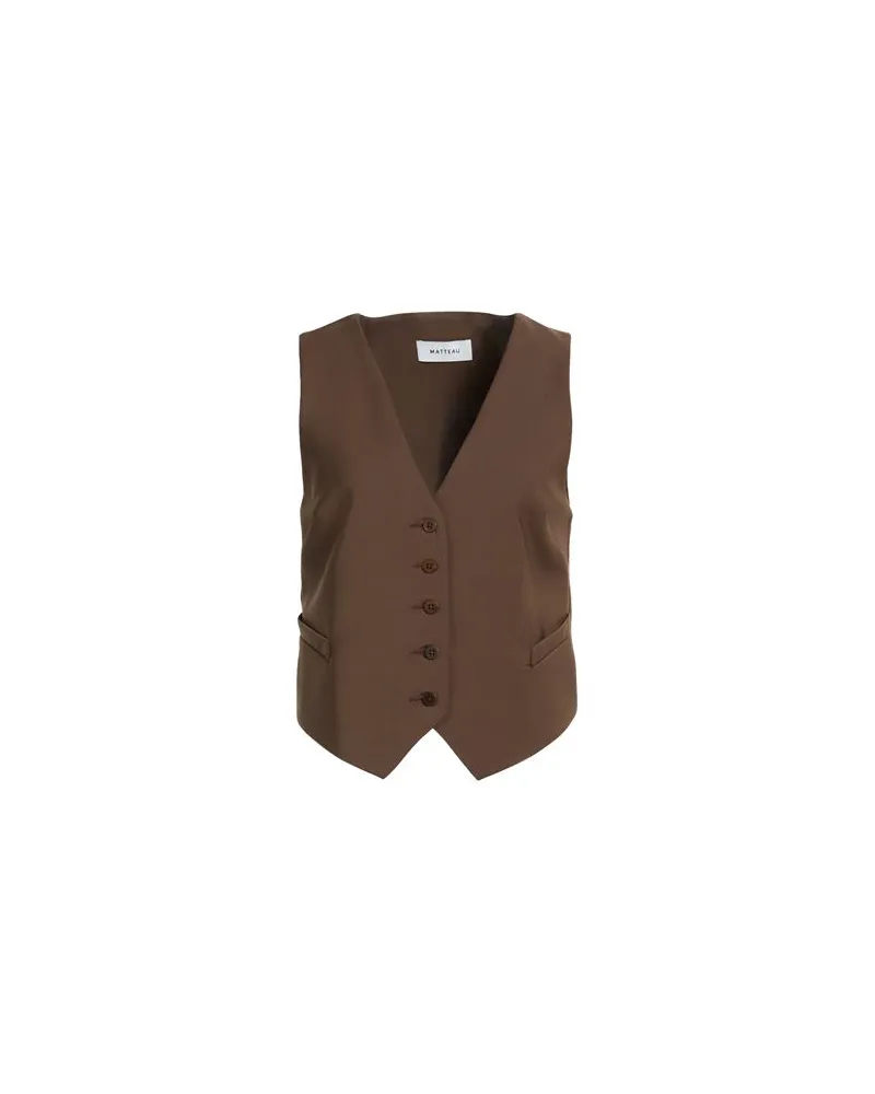 Matteau ANZÜGE und CO-ORDS - Couture-Westenauf YOOX.COM Braun