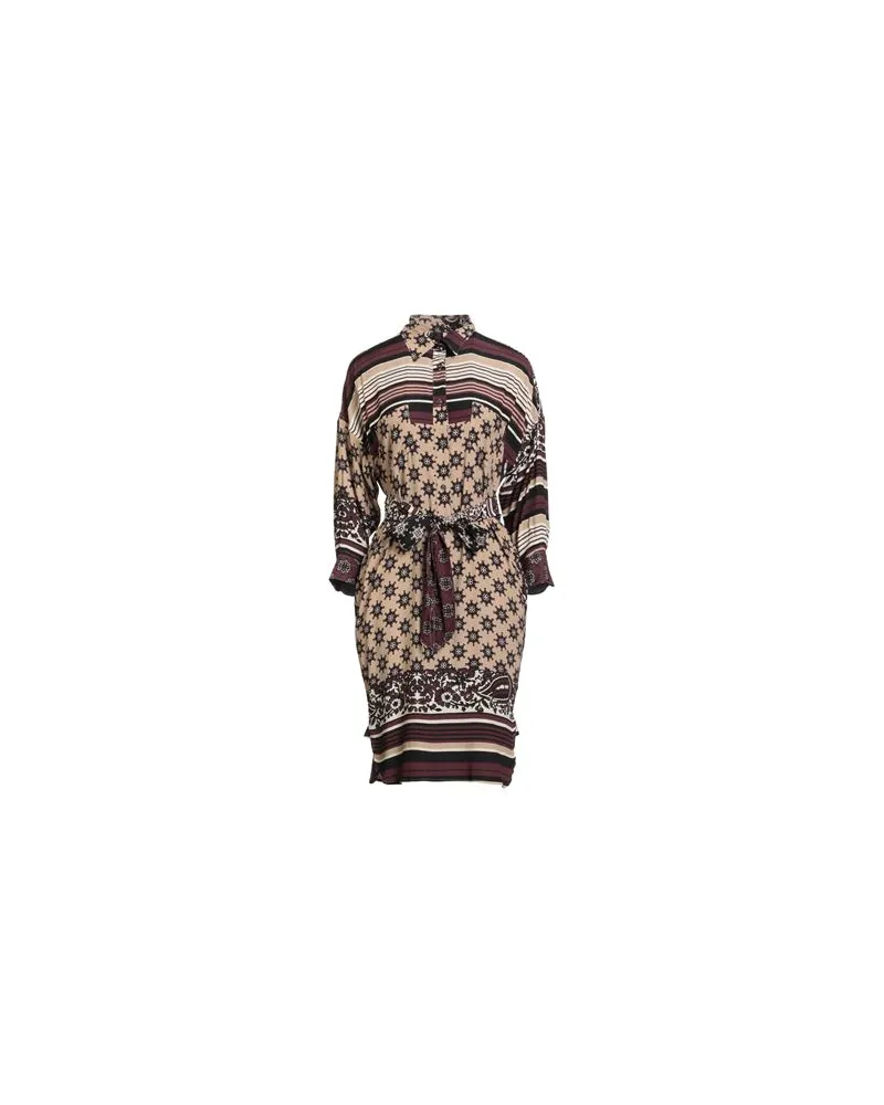 Sara Roka KLEIDER - Mini-Kleiderauf YOOX.COM Beige