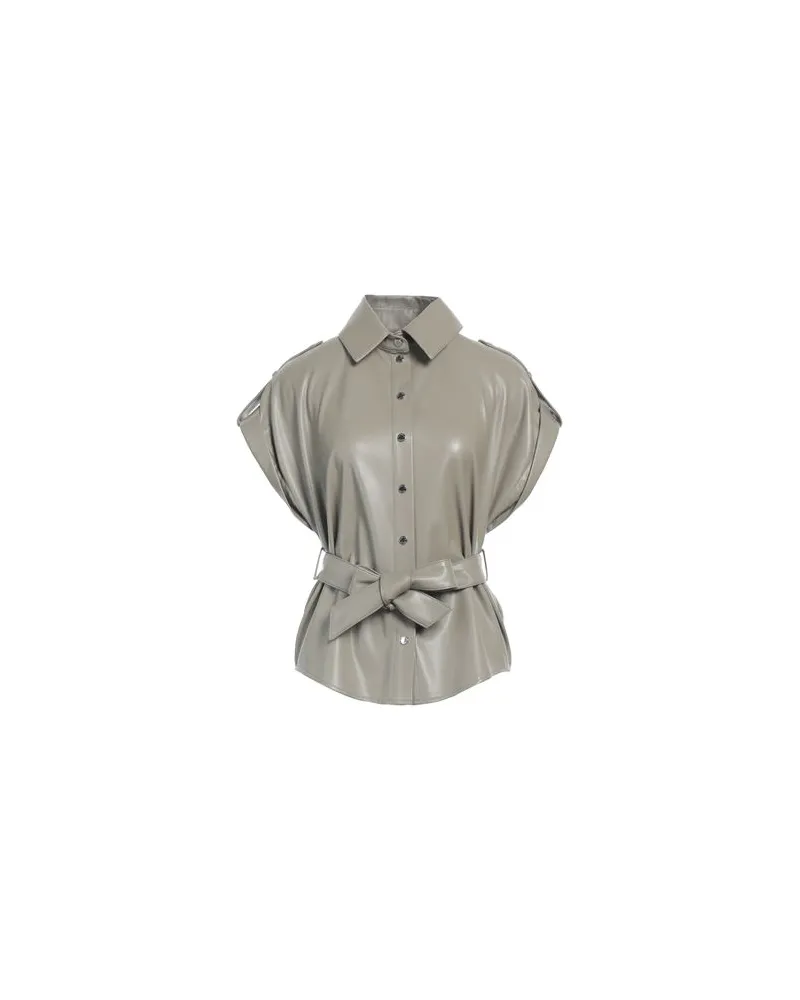 Patrizia Pepe TOPS - Hemdenauf YOOX.COM Salbeigrün