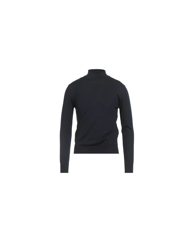 Luigi Borrelli STRICKWAREN - Rollkragenpulloverauf YOOX.COM Marineblau