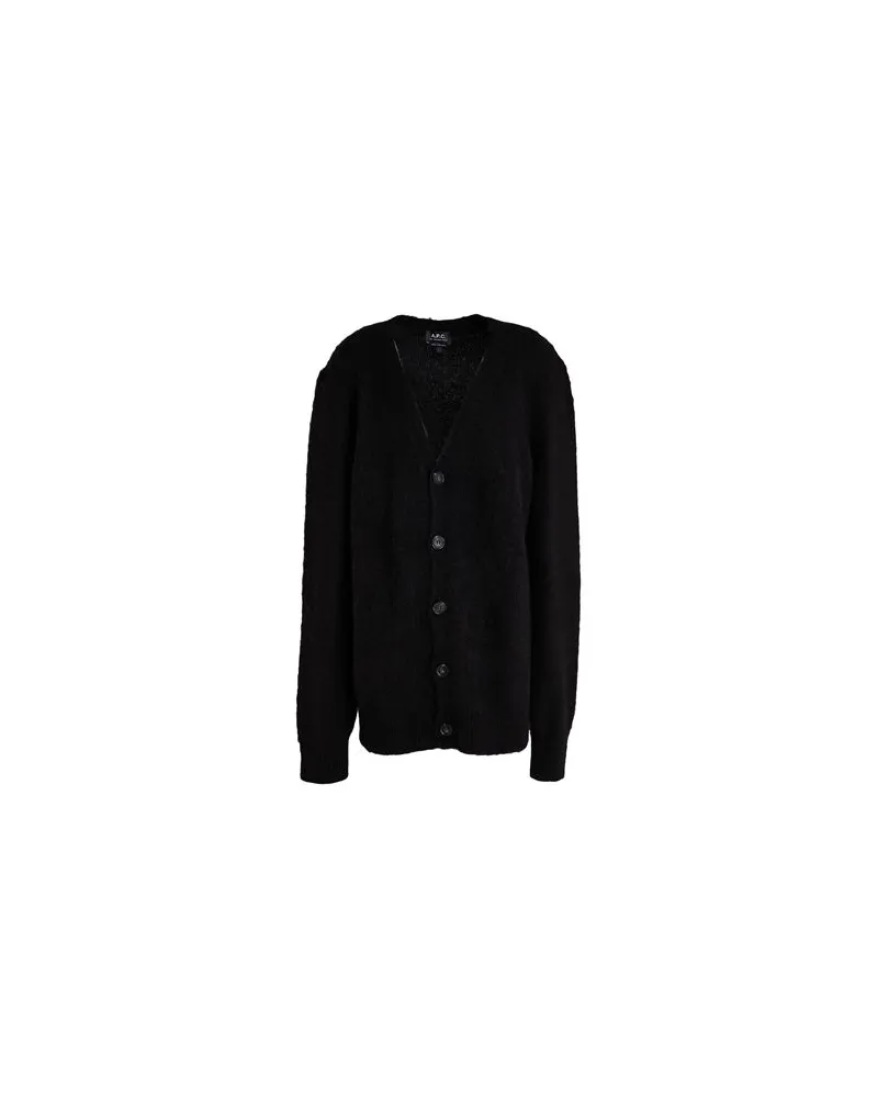 A.P.C. STRICKWAREN - Strickjackenauf YOOX.COM Schwarz