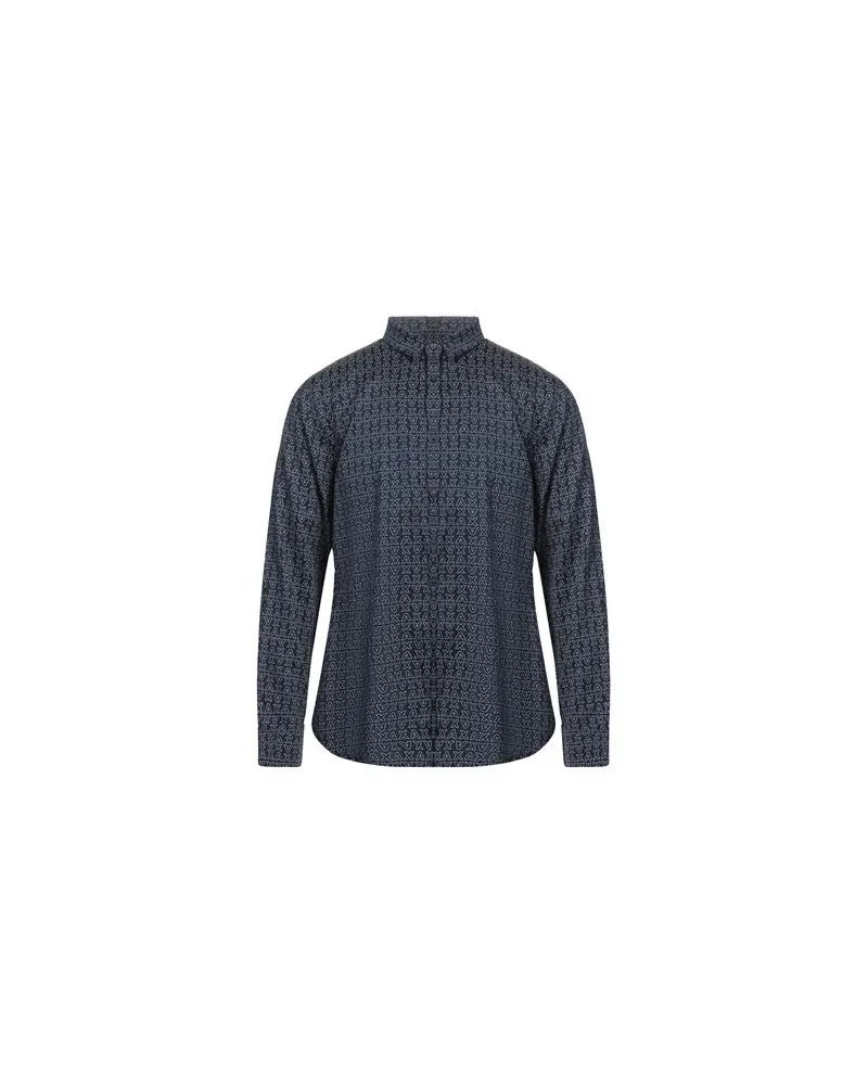 Armani Exchange TOPS - Hemdenauf YOOX.COM Nachtblau
