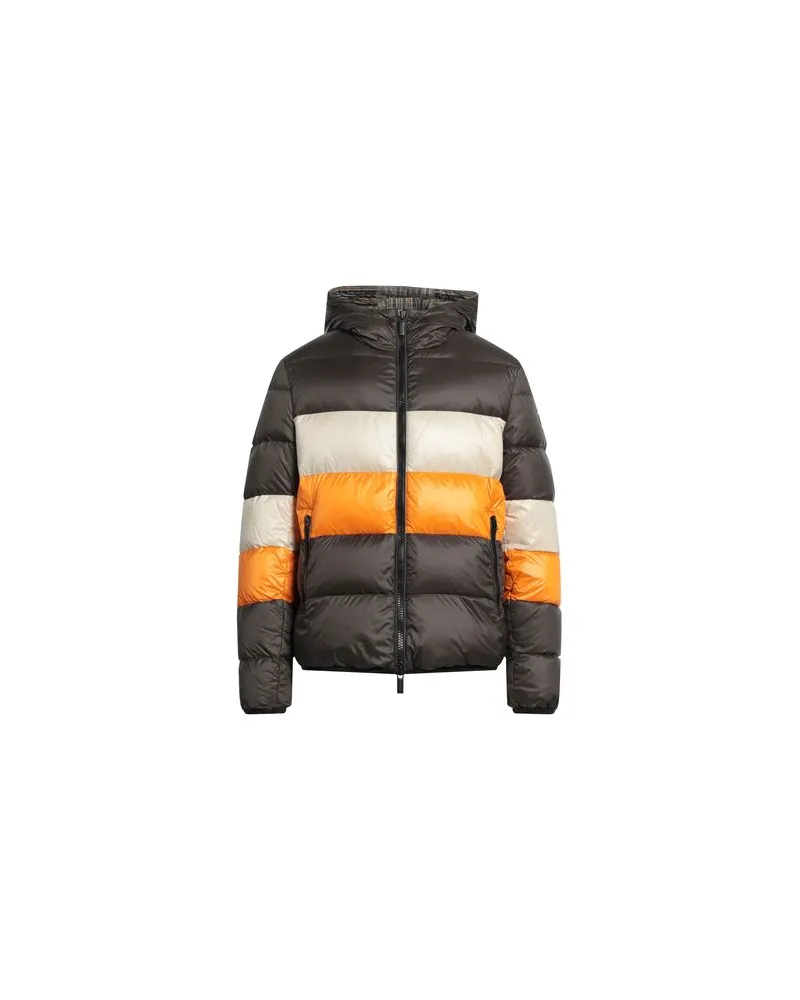 Puntododici JACKEN & MÄNTEL - Pufferjacken & Daunenjackenauf YOOX.COM Dunkelbraun